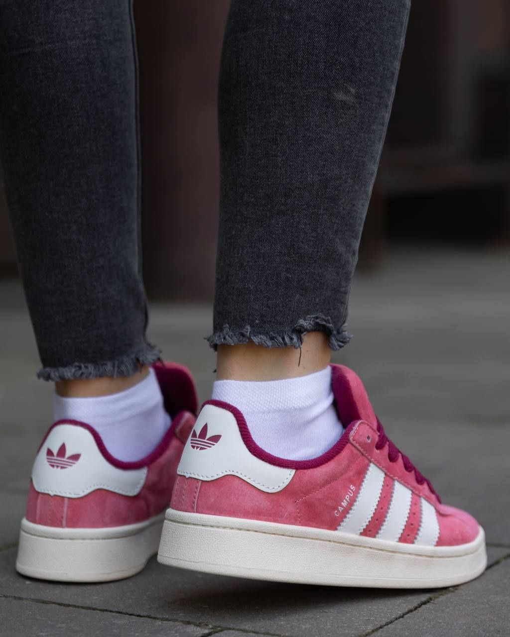 Жіночі кросівки Adidas Campus  Suede Pink Strata