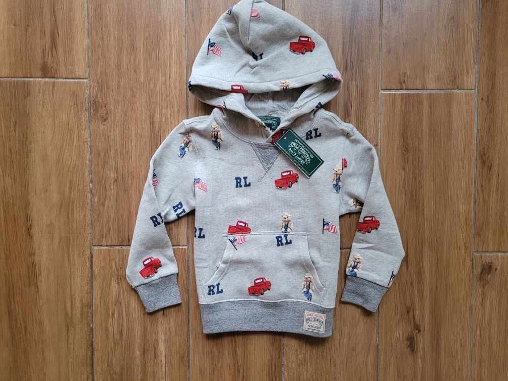 Bluza Chłopięca Ralph Lauren Miś Bear 3 lata 98