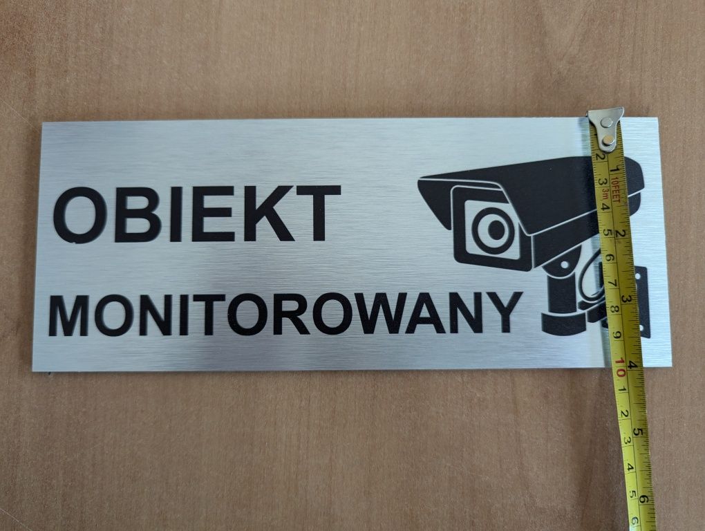 Tabliczka obiekt monitorowany