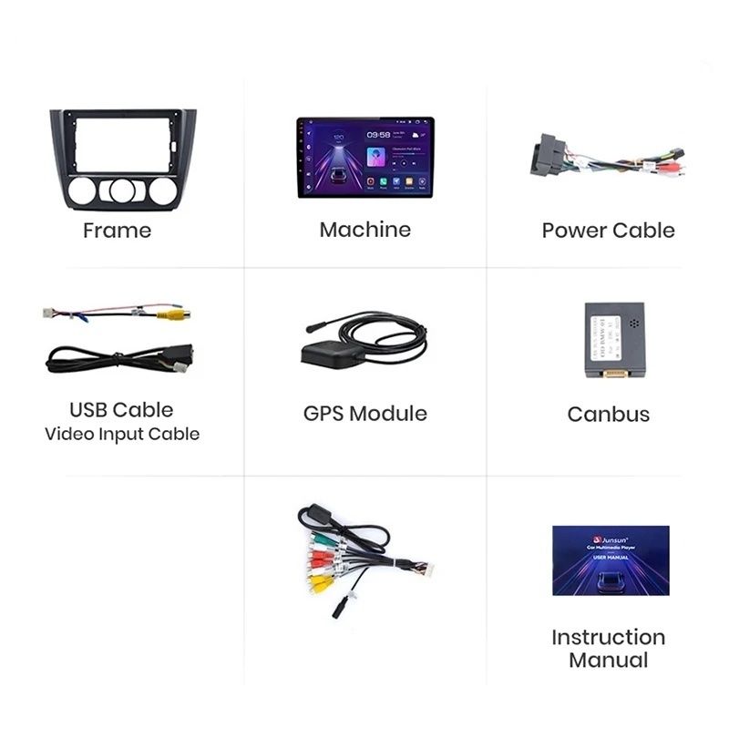 Radio Android BMW serii 1 E87 E81 E82 E88
