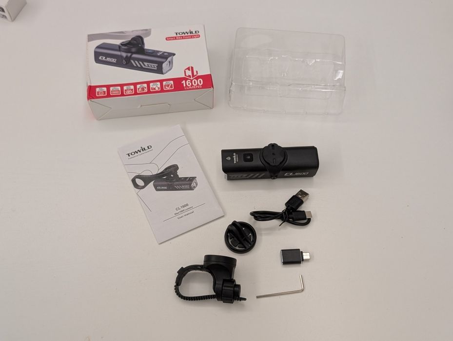 Towild Cl1600 + pilot ACL-01  lampka rowerowa