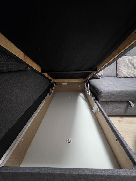 Sofa 3-osobowa IKEA Friheten szara (narożnik / rozkładana) + GRATIS