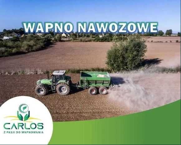 Wapno nawozowe węglanowe Wojcieszów, Lhoist, min. 50% CaO, Faktura VAT