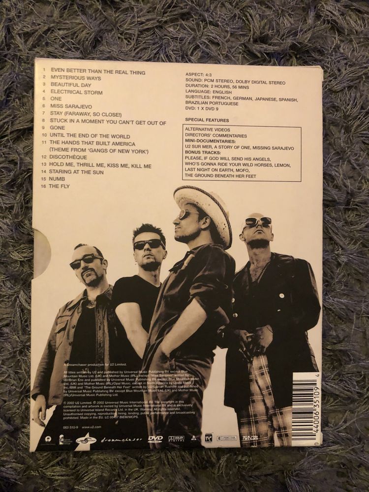 DVD original U2 Best of 90-2000