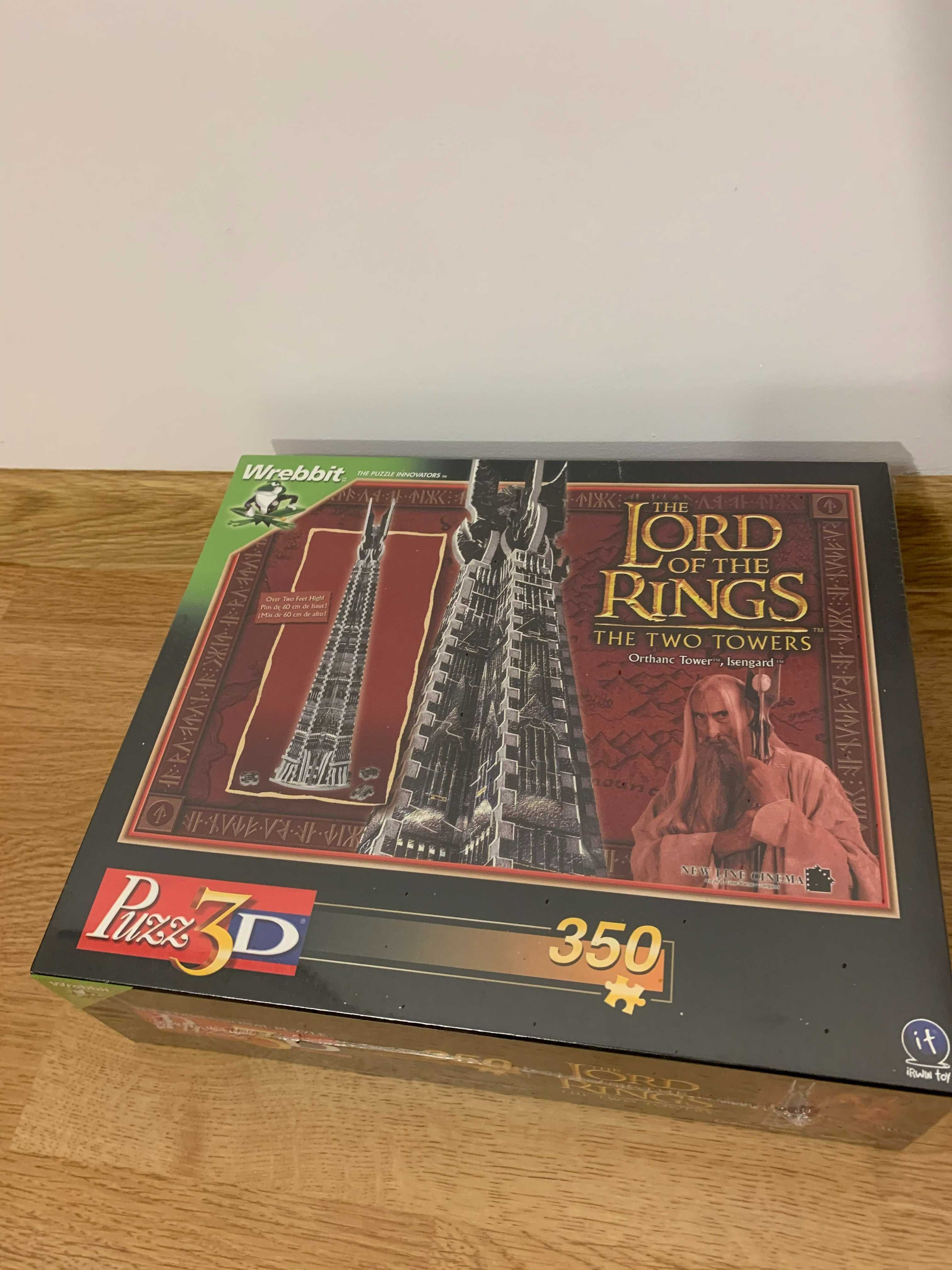 Wrebbit Puzzle 3D Władca Pierścieni Wieża Isengard LOTR Puzzle 3D