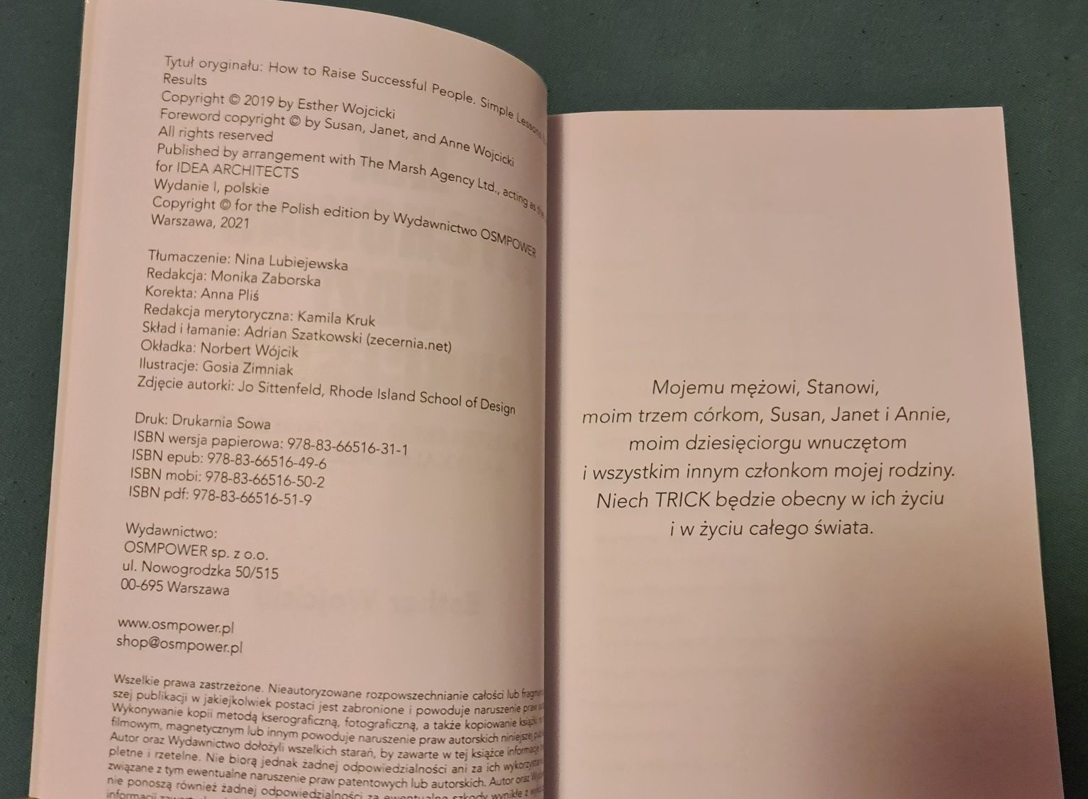 Jak wychować ludzi sukcesu. Esther Wojcicki Nowa
