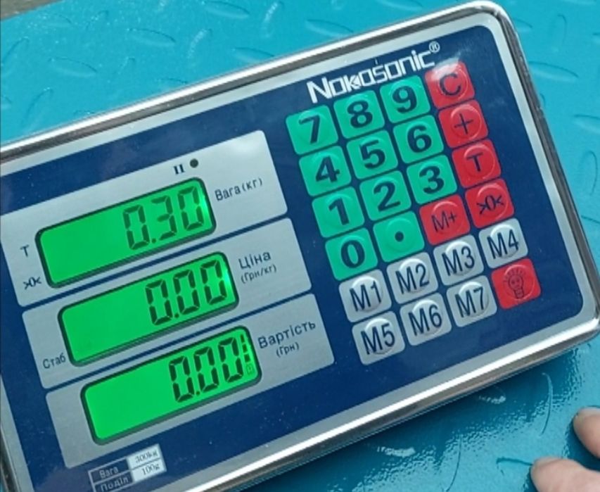Ваги бездротові до 300 кг Bitek TCS-R2-300 розмір 42х52 см.