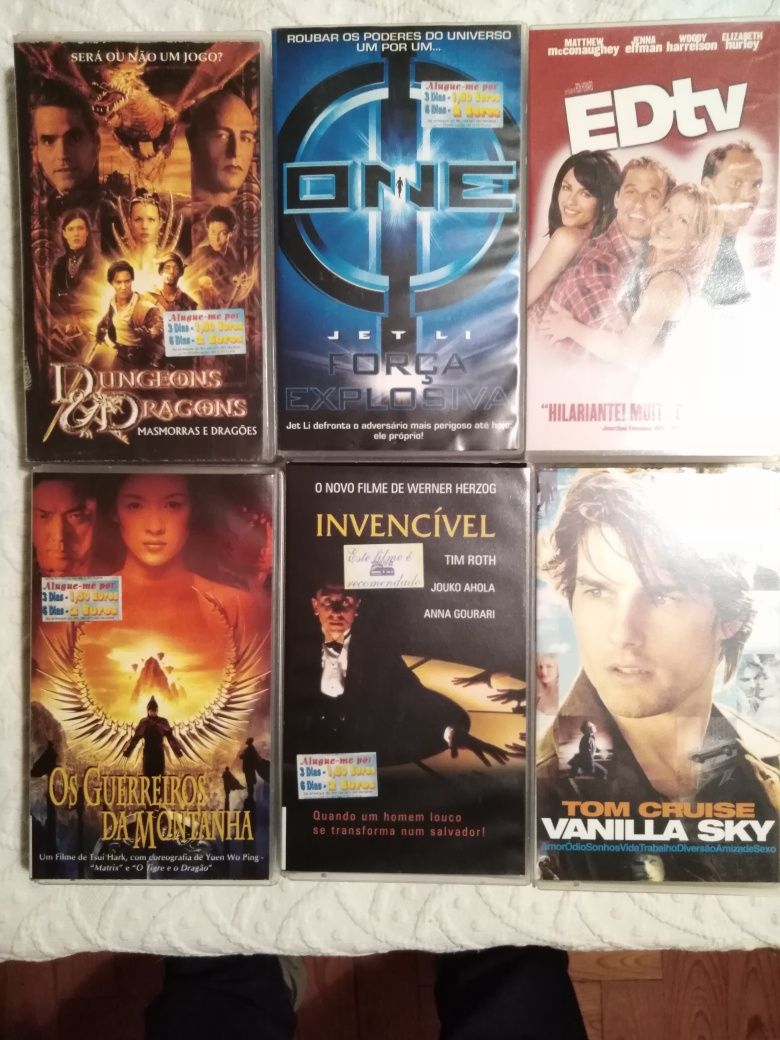 18 Filmes originais VHS