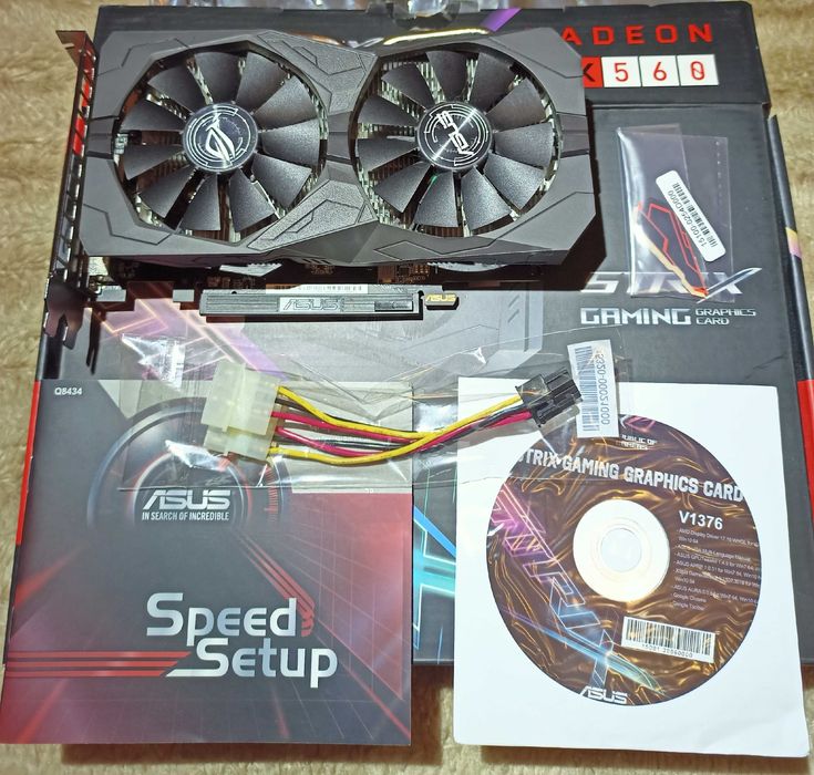 Відеокарта ROG STRIX RX560 4G GAMING
