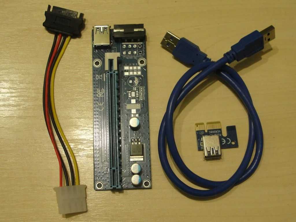 Райзер VER. 008S Molex, Riser VER. 007S  c переходниками
285 грн.