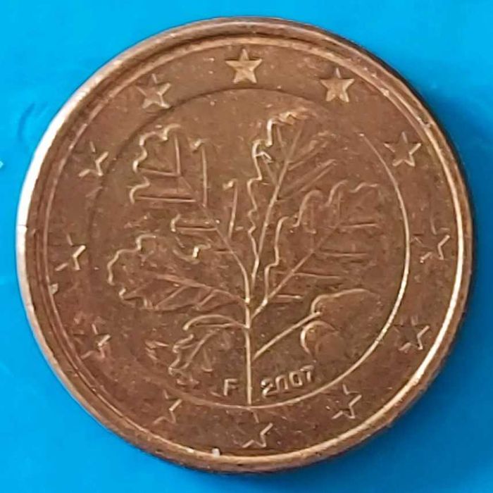1 Cêntimo de 2007  F  da Alemanha