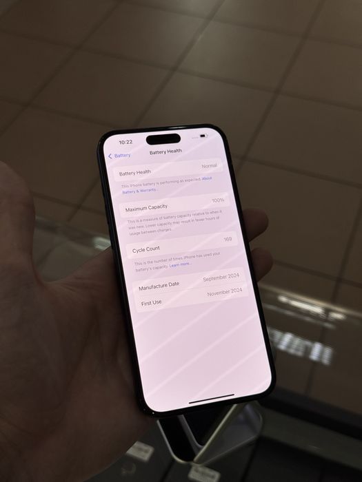 iPhone 16 Plus 128Gb Black Neverlock / акб 100% / опис