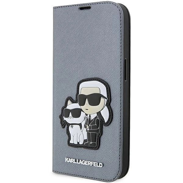 Etui Karl Lagerfeld Saffiano Karl&Choupette na iPhone 14 Pro Max - sre