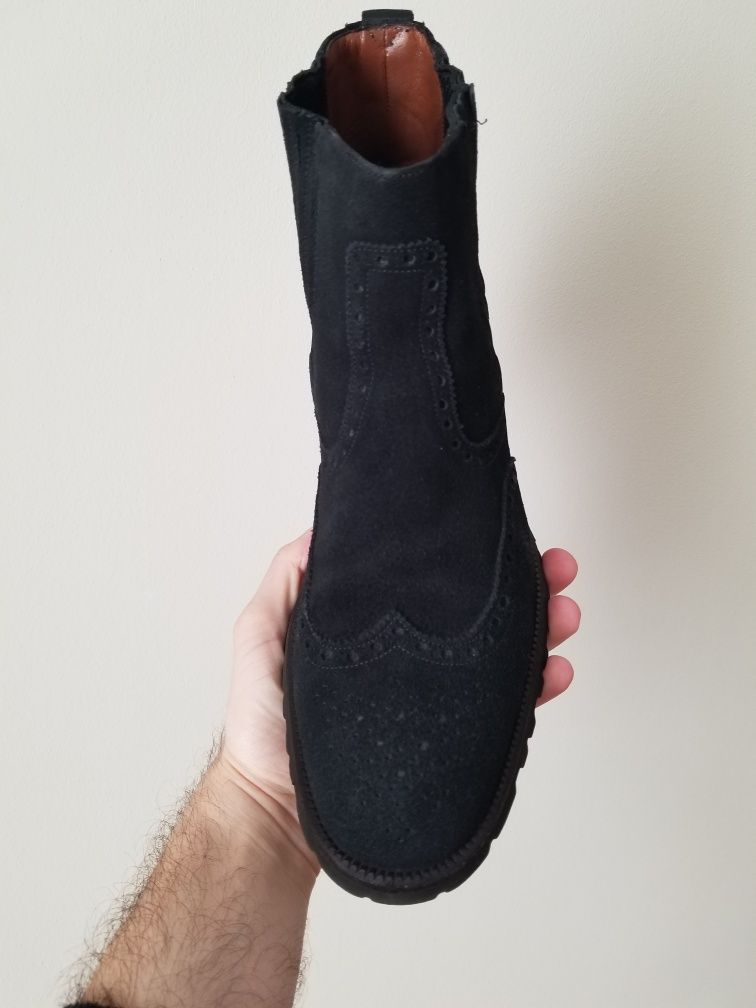 A. Testoni челсі 42 43 43,5 Італія ручна робота vibram extralight