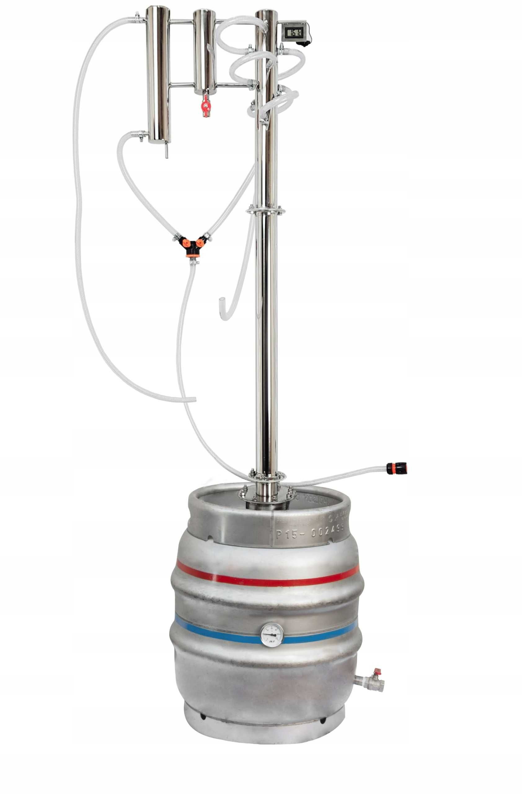 Destylator KEG 100l gaz/elekt. Zimne Palce 185 cm