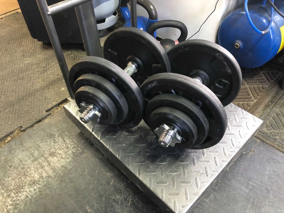 Hantle Sztangielki Regulowane żeliwne 2 x 20kg