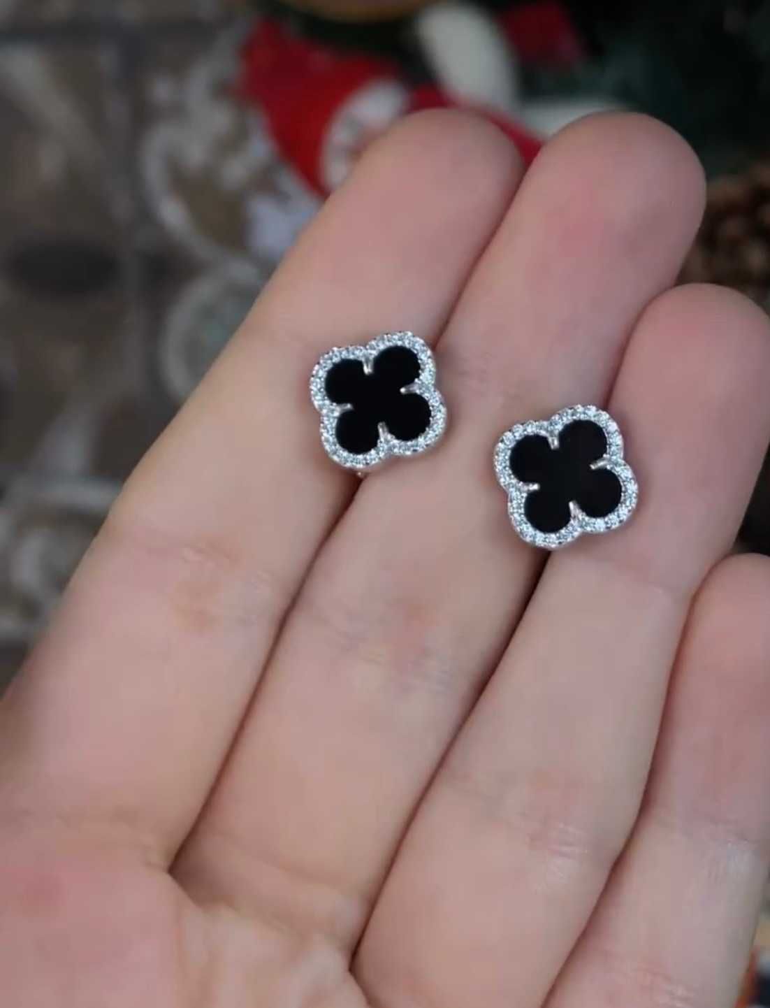 Підвісок сережки браслет срібло 925 проби Ван Клиф Van Cleef