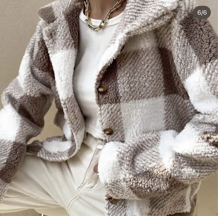 Сорочка у клітинку тепла Тедді