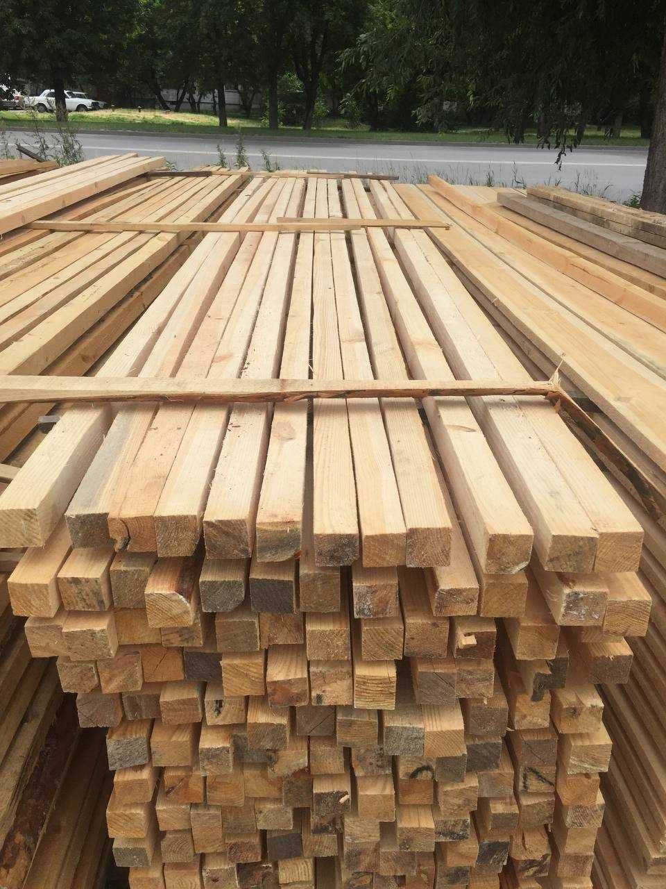 Брус сосна 50*200*4 або 6 метровий. Дошка обрізна для будівництва.