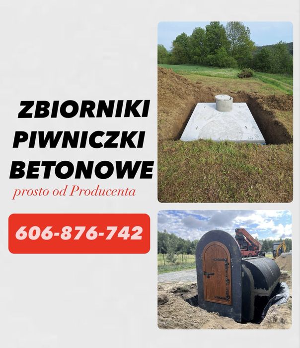 Betonowe Szambo Zbiornik Betonowy Piwnica Schron Montaz Gratis