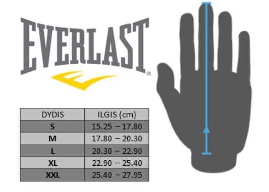 Rękawiczki Treningowe na Siłownię EVERLAST roz - L