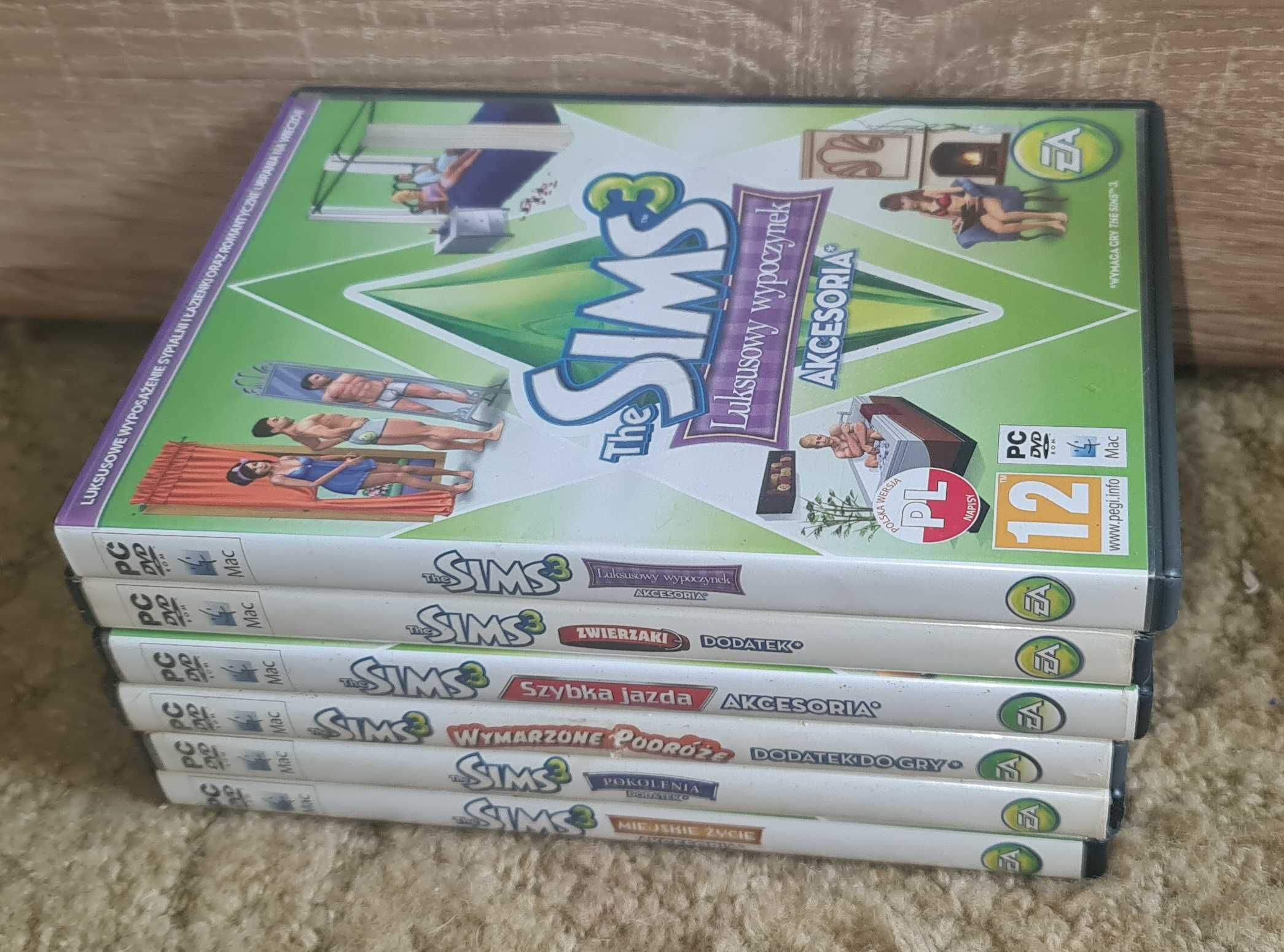 The Sims 3 Zestaw 6 Dodatków PC / PL