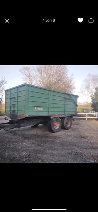 Przyczepa tandem mulda 14 ton