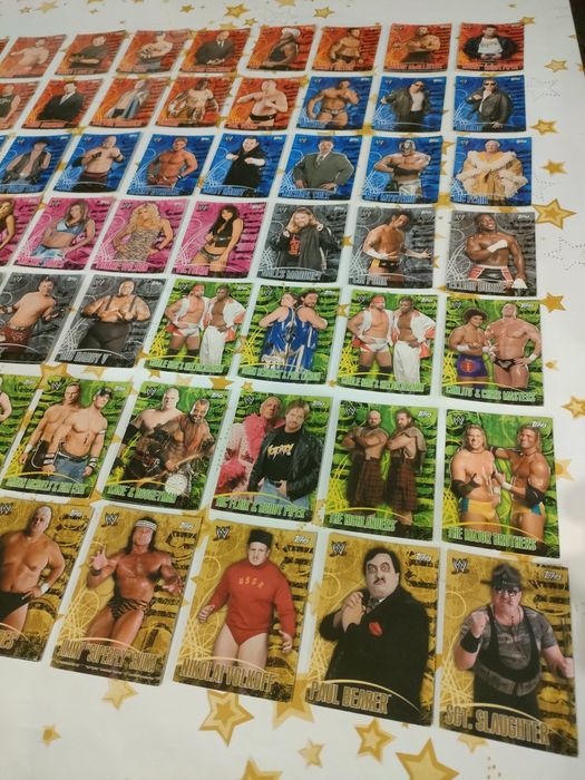 Colecção de cartas Wrestling Wwe Topps 2007