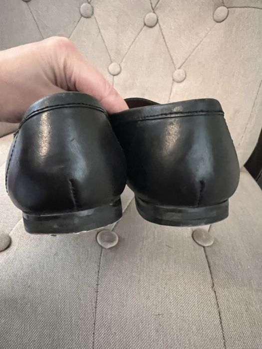 Asos mokasyny skorzane czarne damskie 38