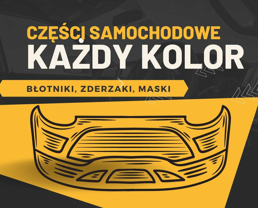 NOWY ZDERZAK przedni dowolny KOLOR, każda MARKA , szybka WYSYŁKA