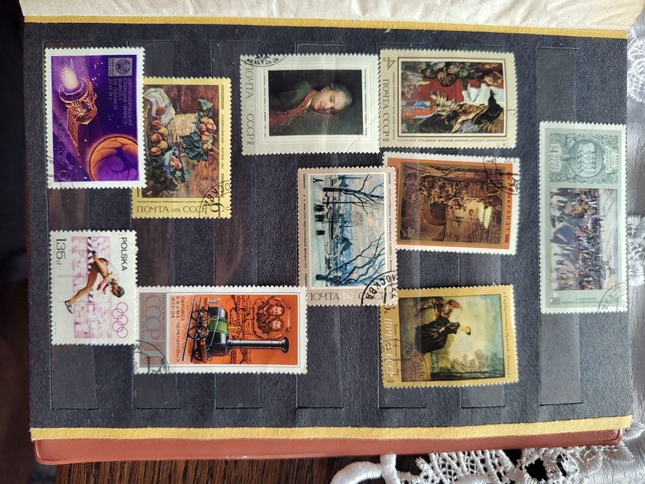 Znaczki kolekcja polskie I zagraniczne