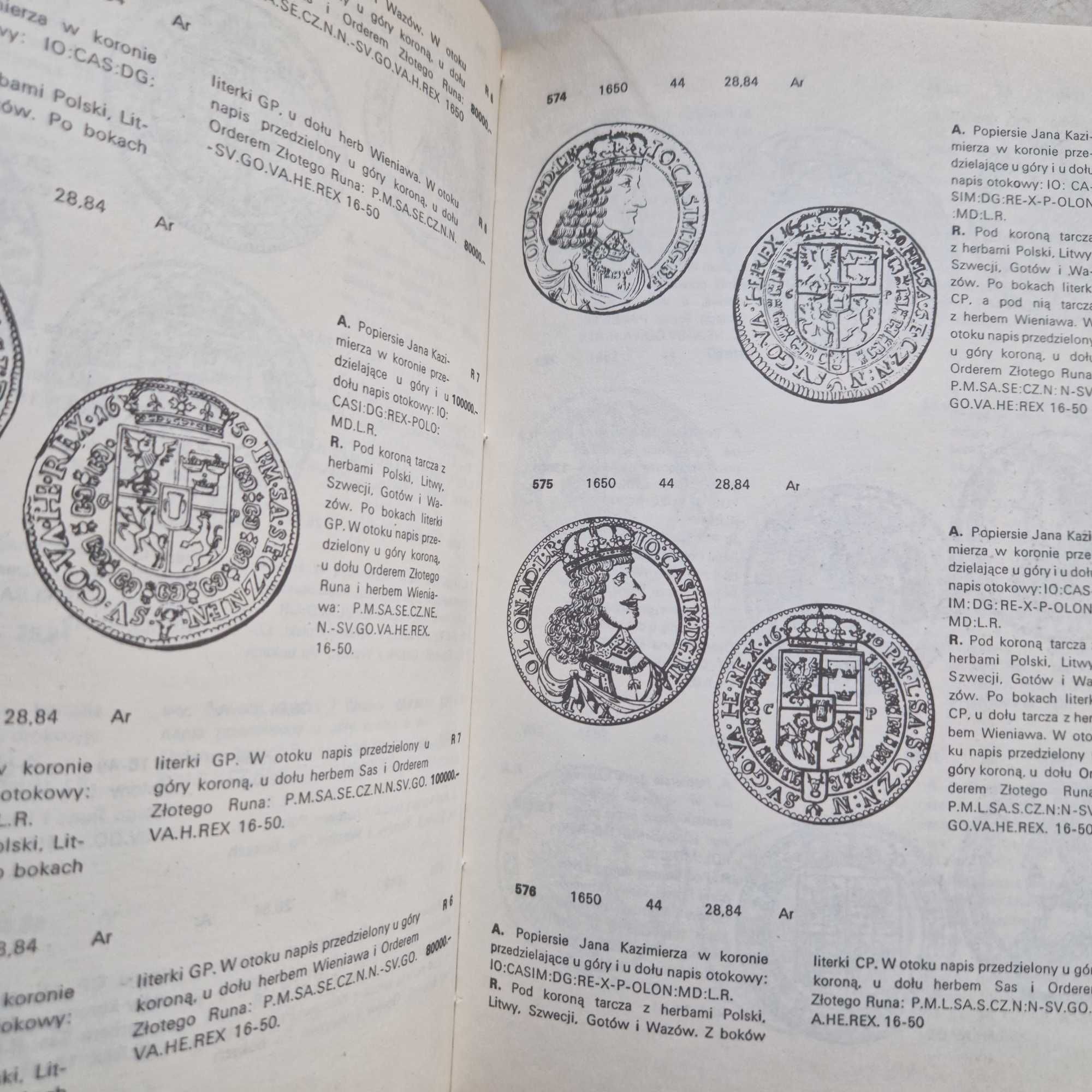 Katalog monet polskich 1649 - 1696