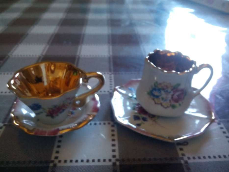 Chávenas pequenas limonjes