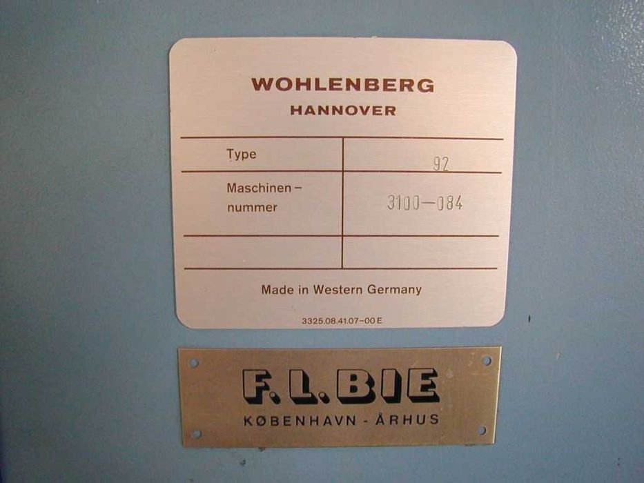 Krajarka - gilotyna do papieru– WOLENBERG MCS -2  92cm