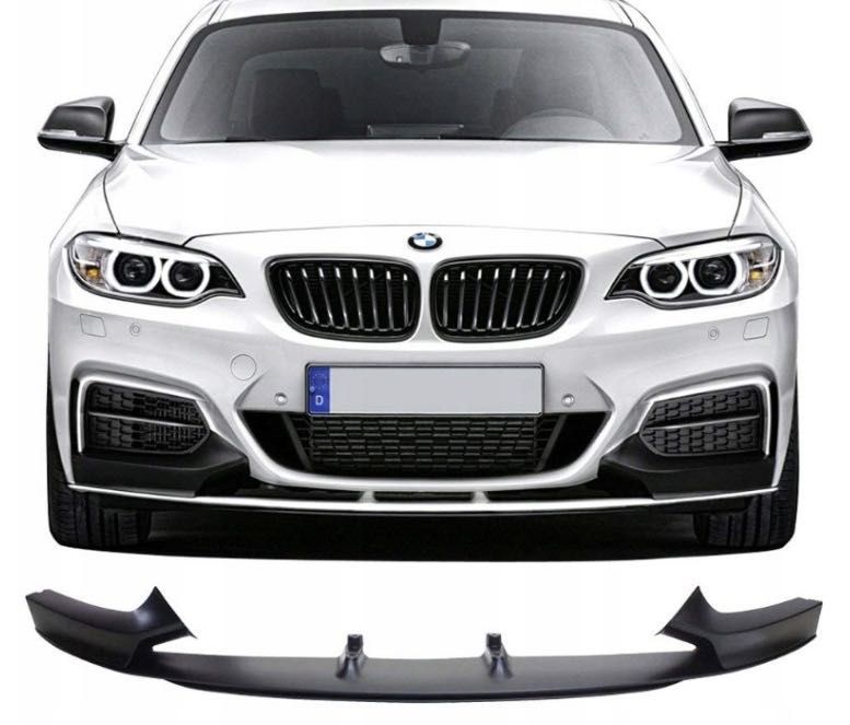 Передняя губа сплитер накладка на передний бампер BMW F22 бмв ф22
