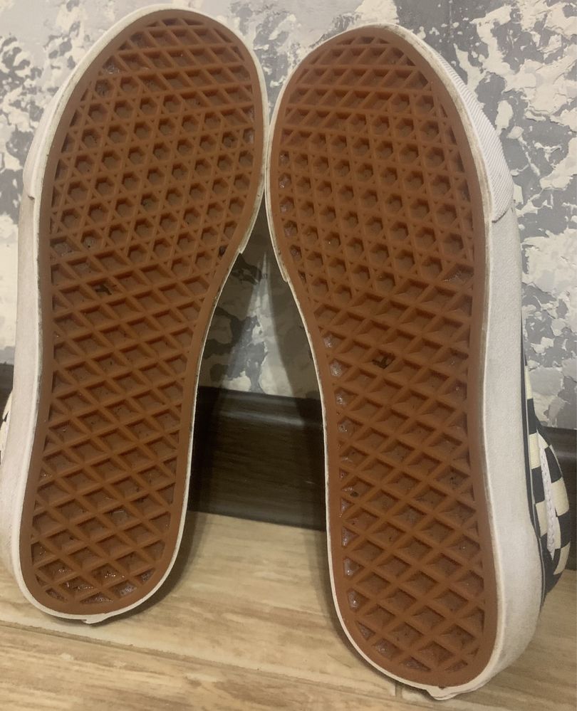 Кеди низькі чорні в клітинку Vans old skool 36.5 розмір