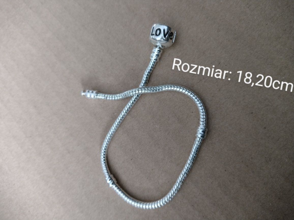 Bransoletka baza charms - różne modele i rozmiary 17-21cm