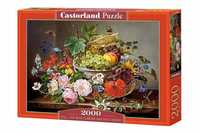 Puzzle 2000 Still Life With Flowers And Fruitcasor