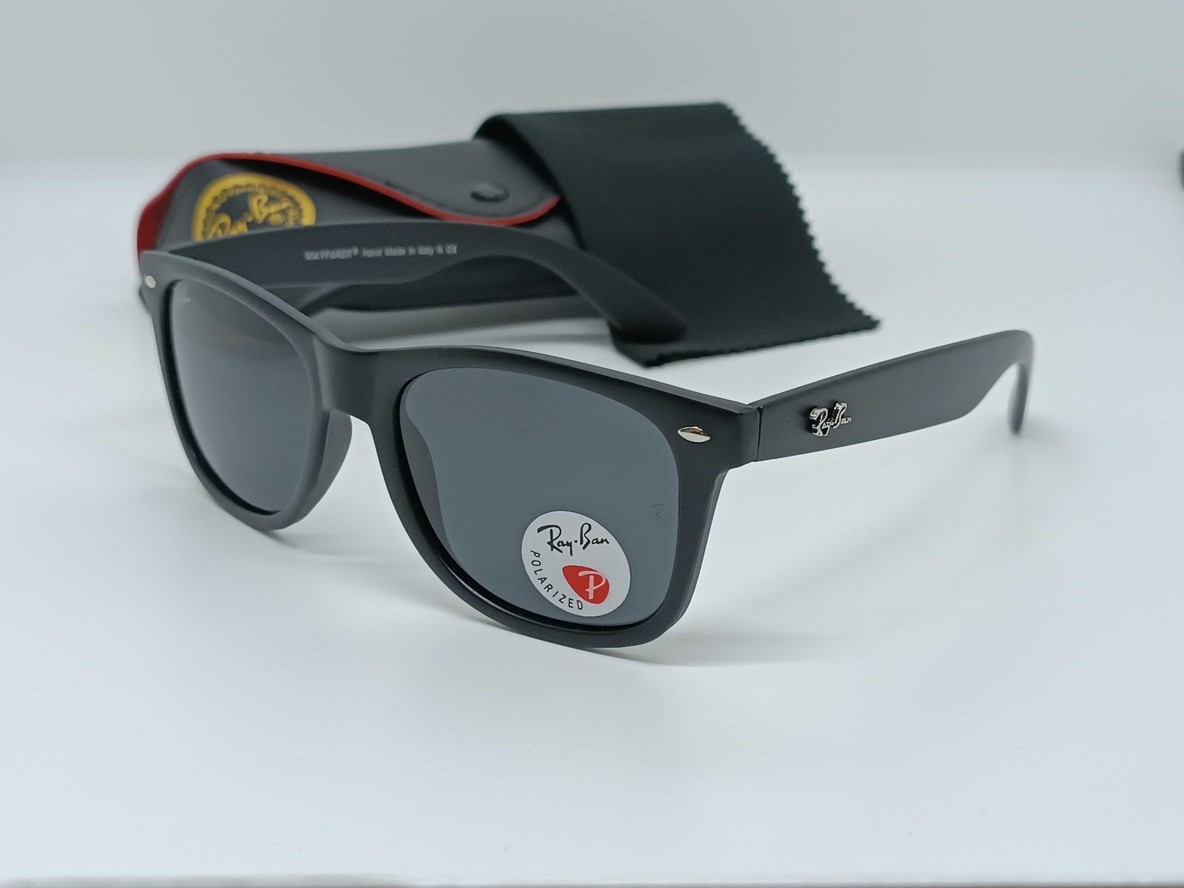 Солнцезащитные очки Ray Ban Wayfarer Polarized с чехлом ftr5784