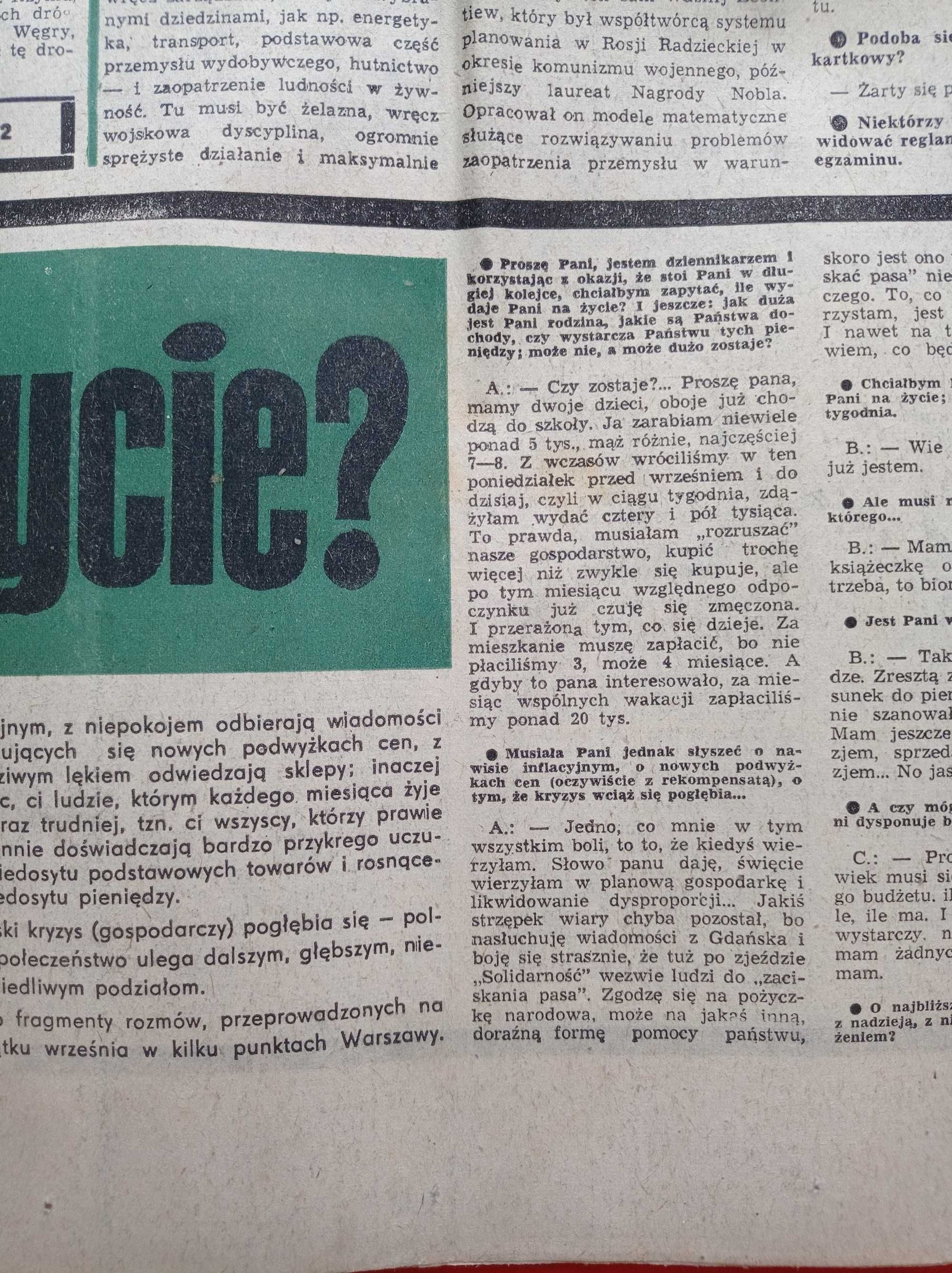 Kierunki tygodnik nr 39 / 1981; 27 września 1981