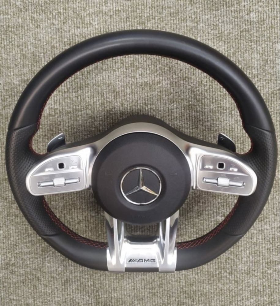 Вставка в руль AMG Mercedes Benz Накладка подкова X167 w167 W205 W222
