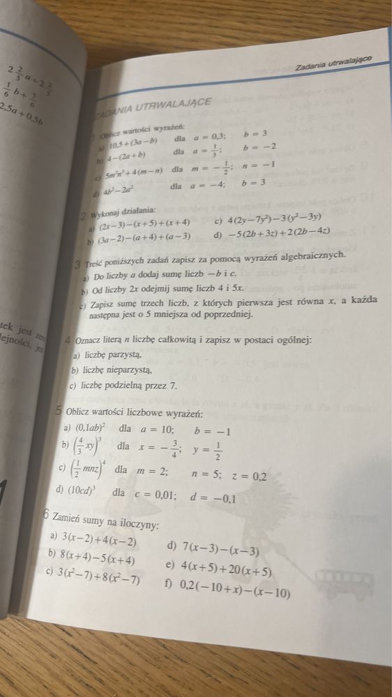 Matematyka wokół nas Matematyka gimnazjum kl 1 Odpowiednik kl 7  podst