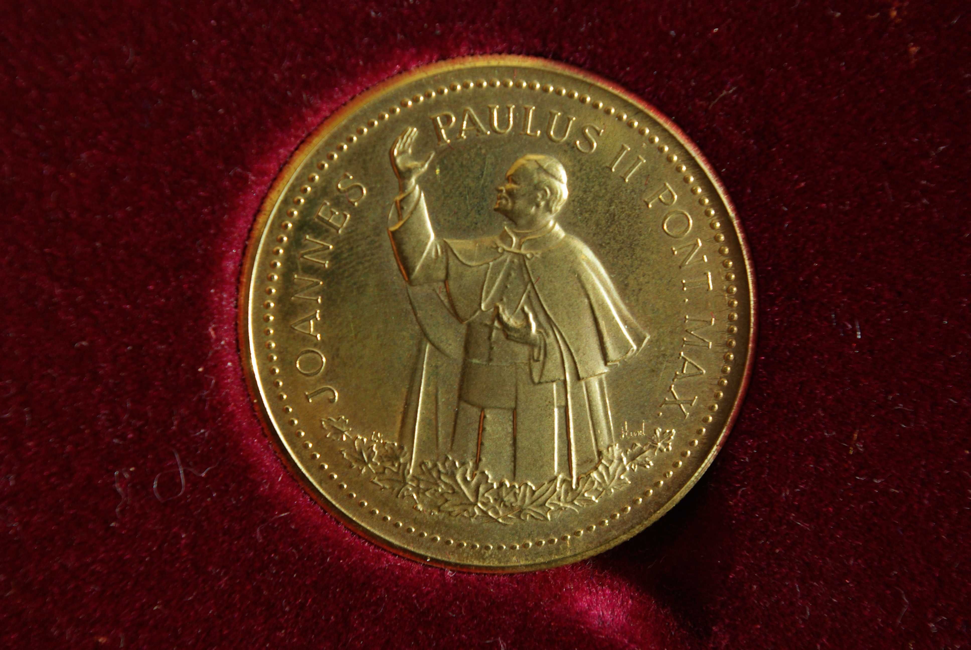 Medal Jan Paweł II / Kanada 1984, limitowana, certyfikat