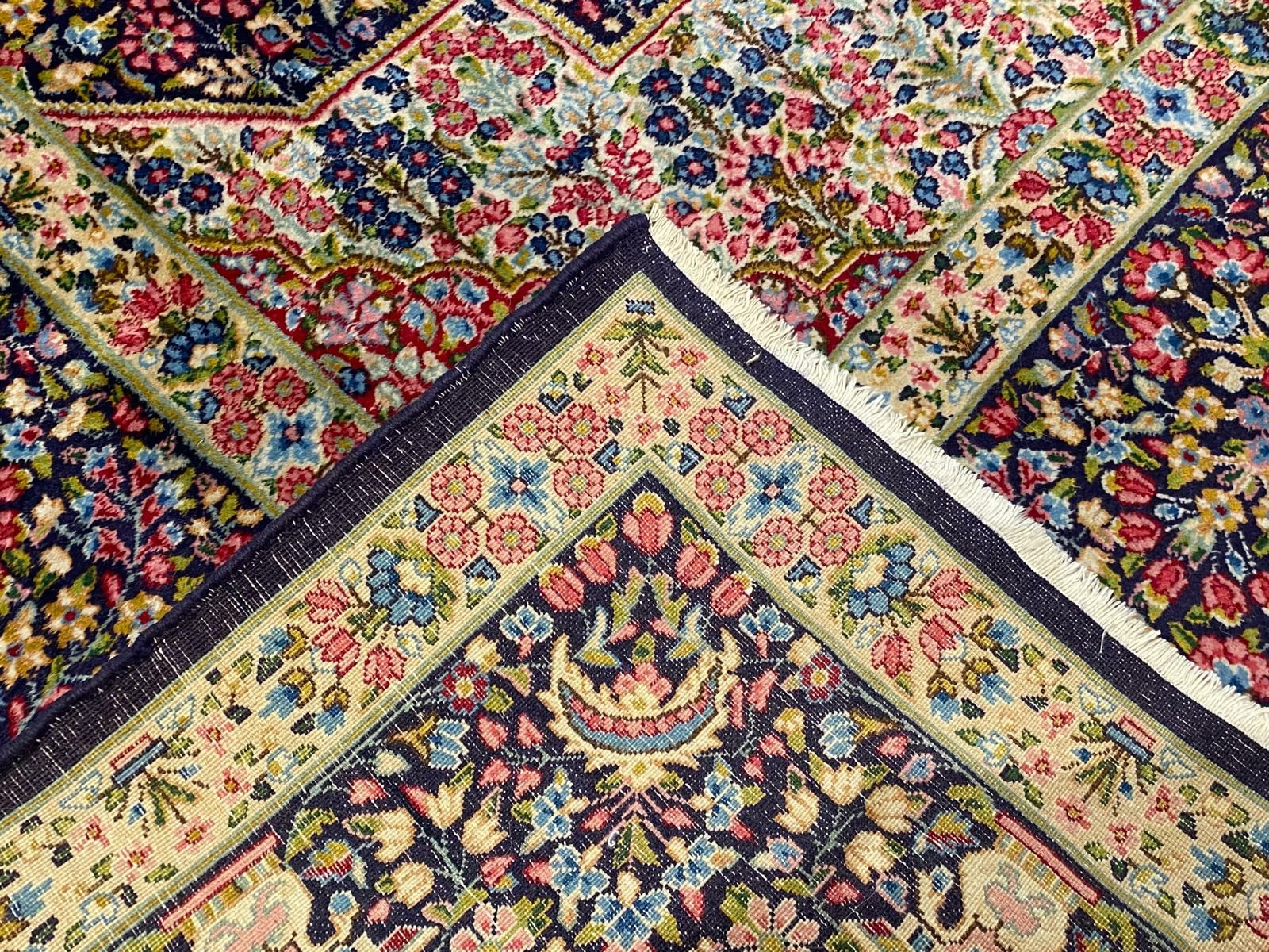 Kirman Persja 405 # 280 Perski dywan z Iranu - Ręcznie tkany wełniany