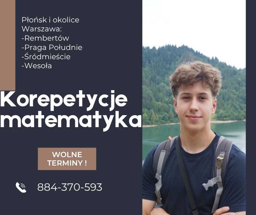 Korepetycje matematyka szkoła podstawowa i średnia