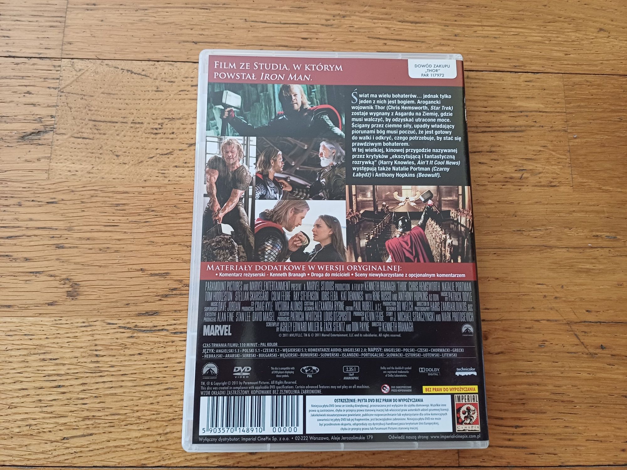 Thor - film dvd (nowy)