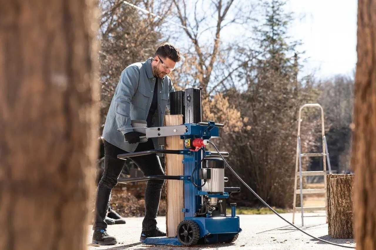 Вертикальний дровокол 8T Scheppach Compact 8T - колун 220v та 380v