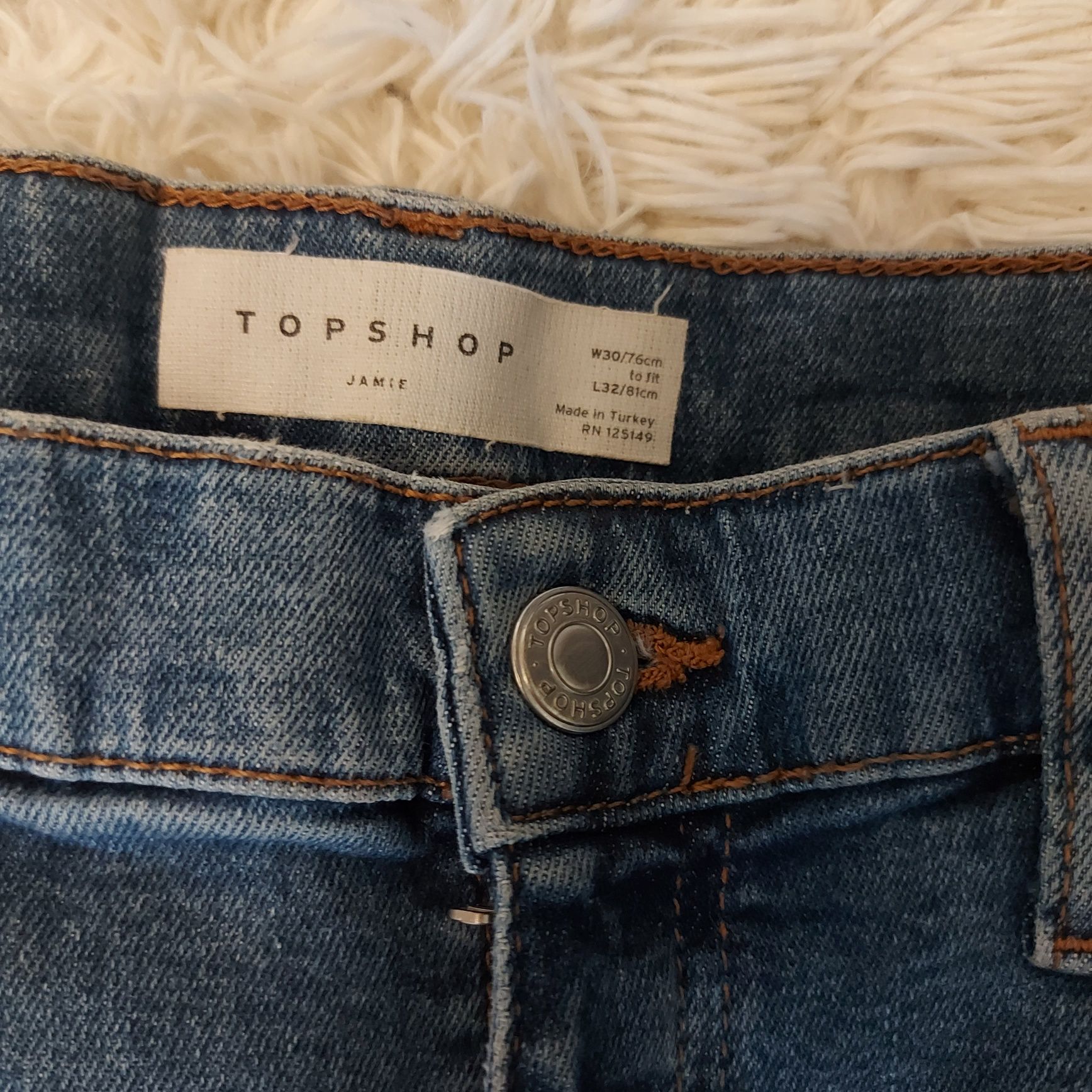 Jeansy TopShop skinny