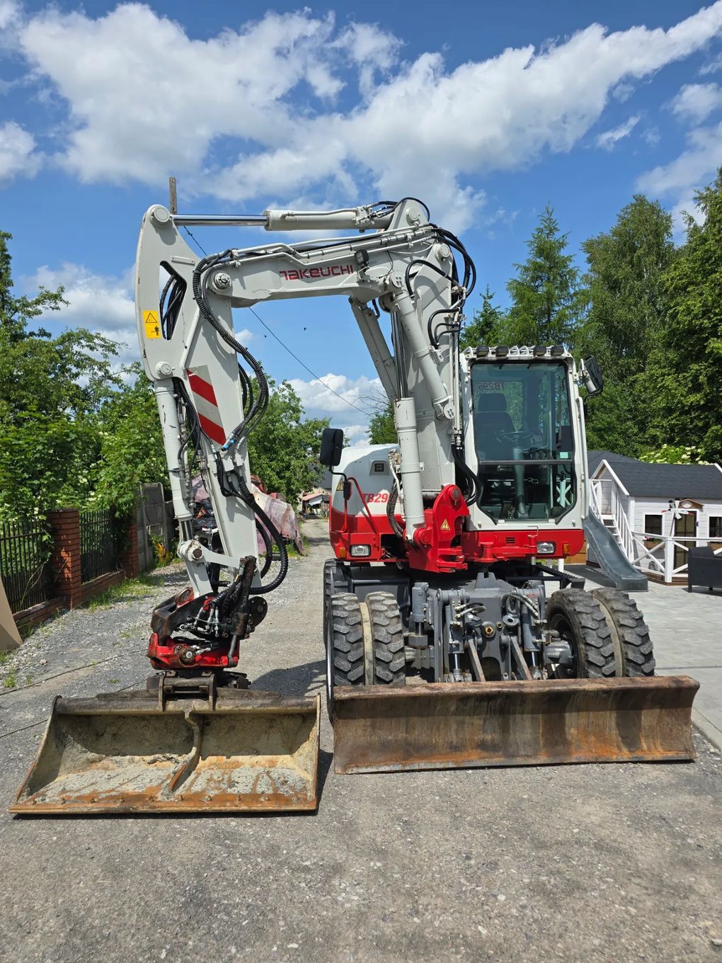 Takeuchi TB 295W Roto+Szczypce  Koparka kołowa 11 ton. Super stan. Igła! Rototilt+szczypce