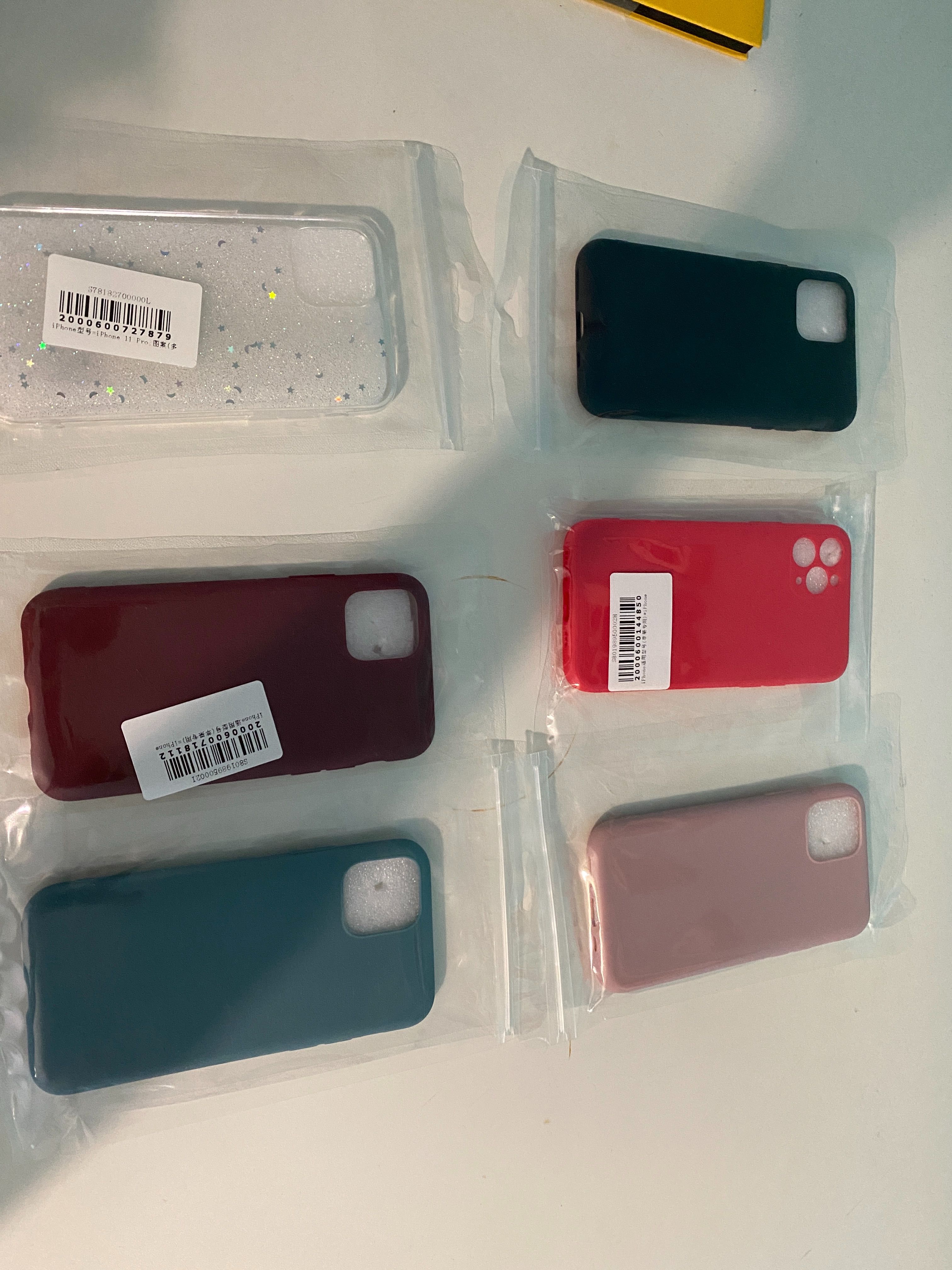Capas silicone e vidro temperado para IPhone 11 Pro